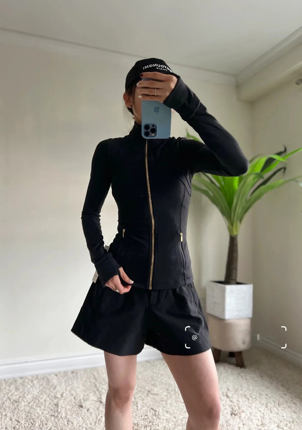 Gold Zip Slim Jacket