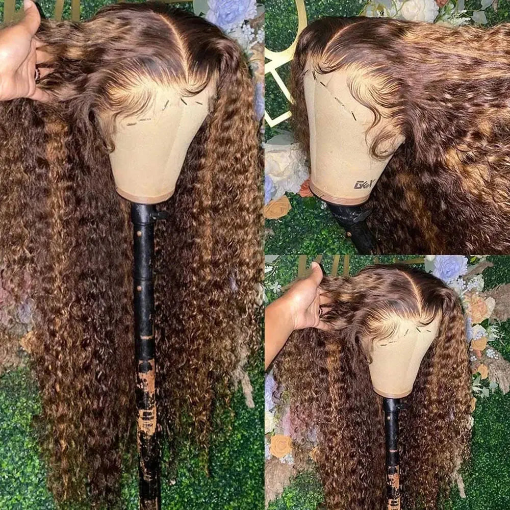 Deep Wave Highlight Wig