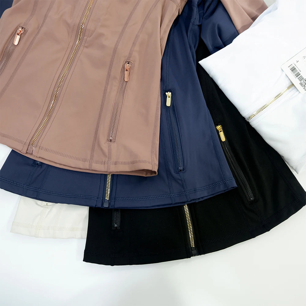 Gold Zip Slim Jacket