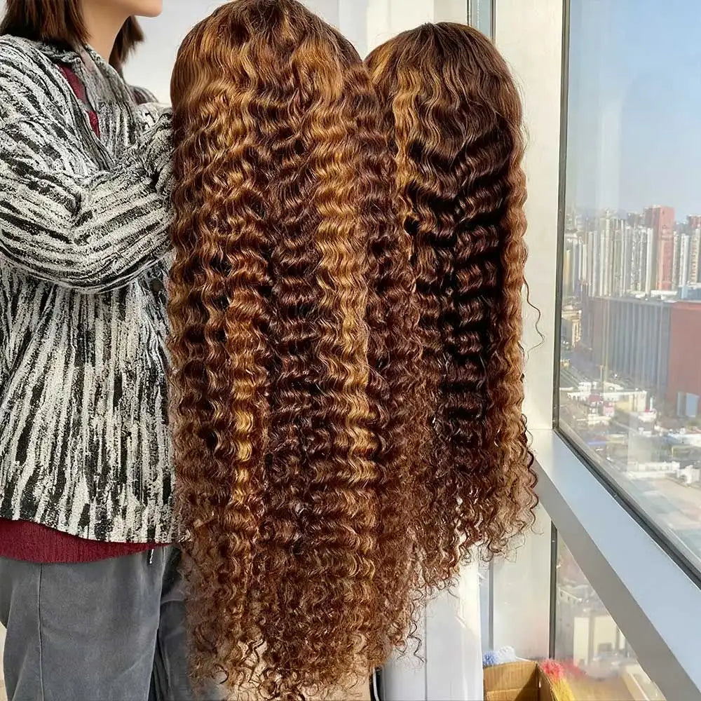 Deep Wave Highlight Wig