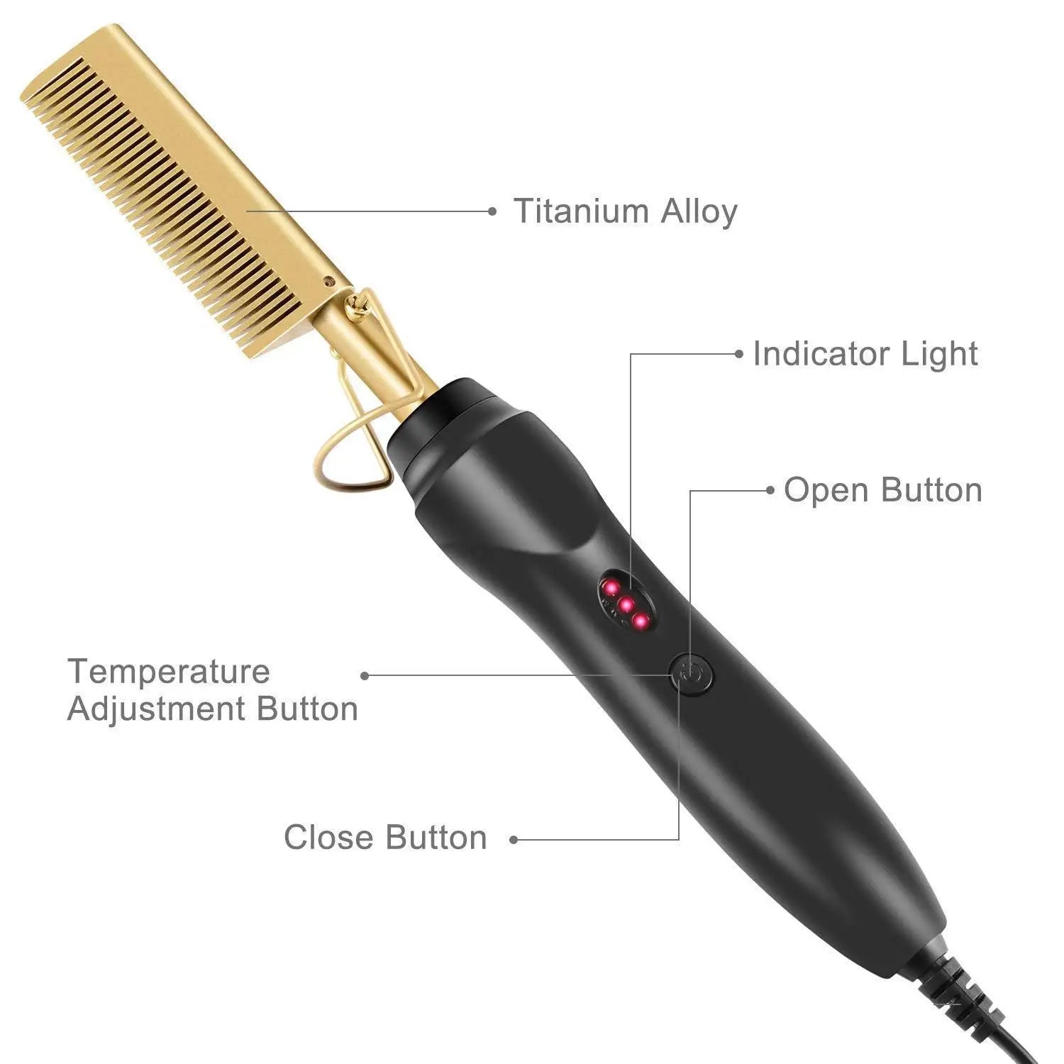 QuickHeat Hair Comb