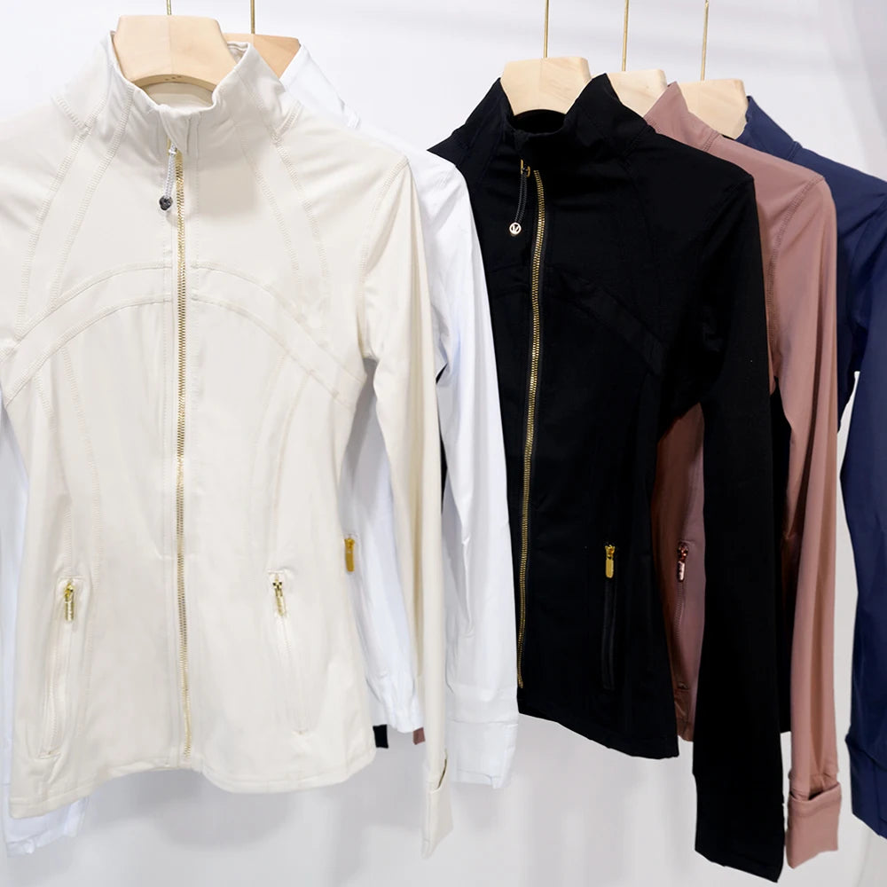 Gold Zip Slim Jacket