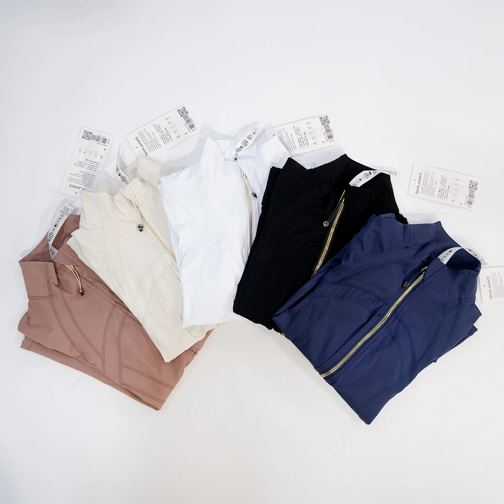 Gold Zip Slim Jacket