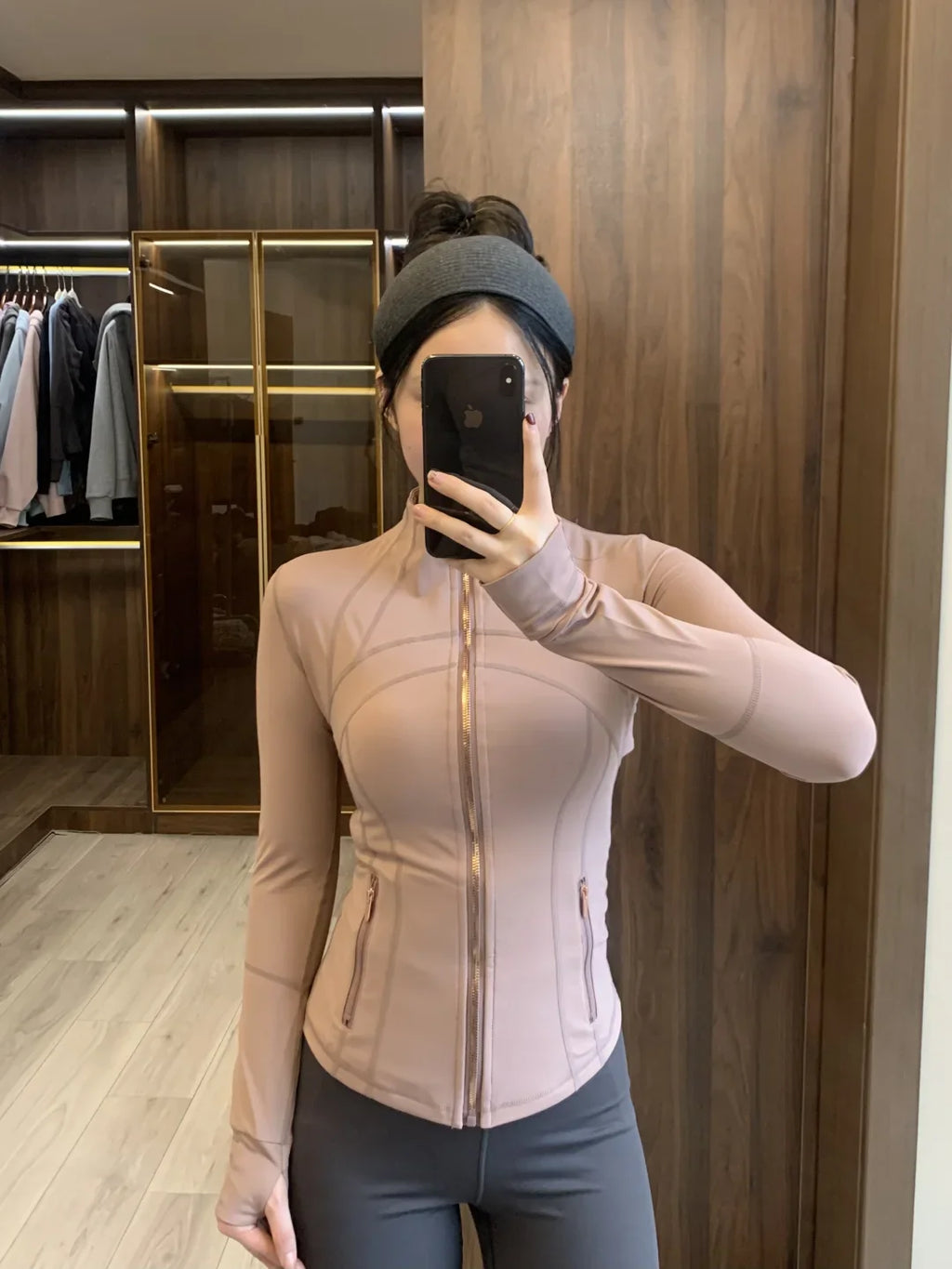Gold Zip Slim Jacket
