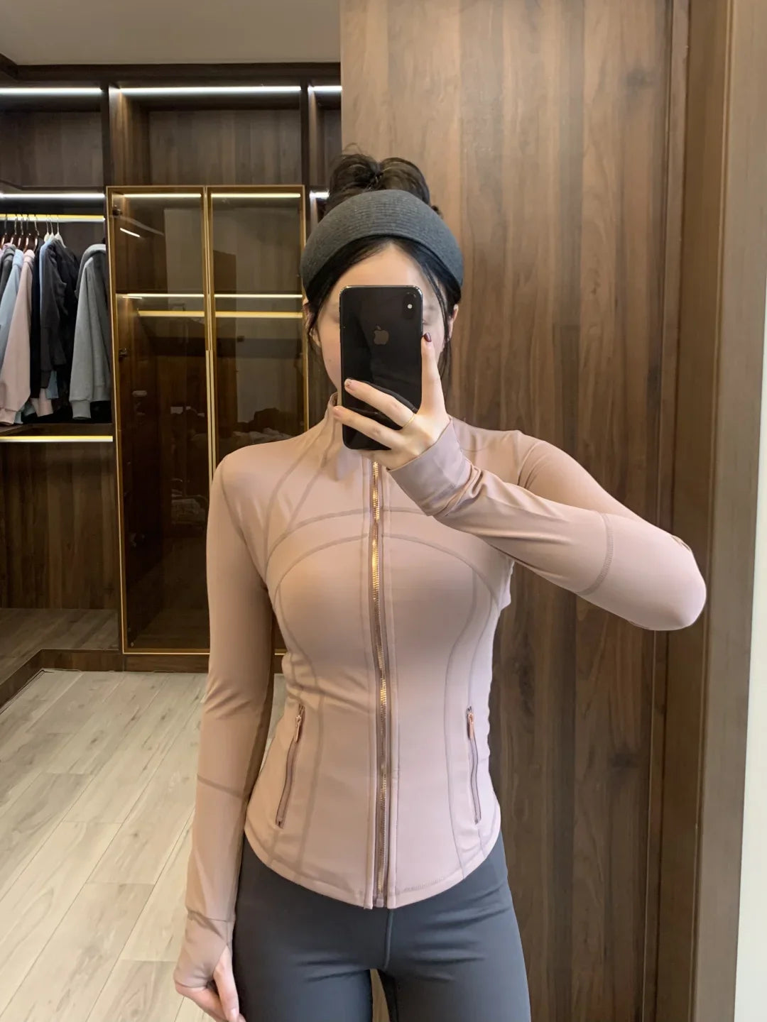 Gold Zip Slim Jacket
